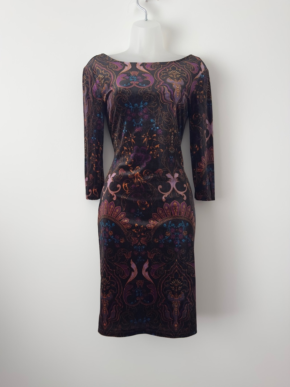90s style velvet whimsygoth dress